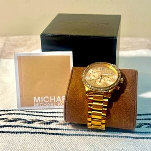 MICHAEL KORS rose gold watch ✨